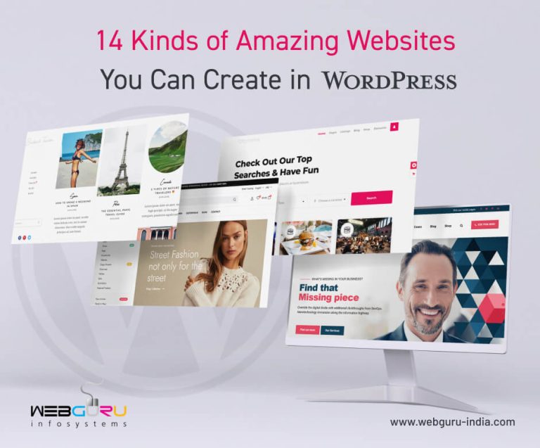 Top 14 Types Of Websites You Can Build Using WordPress